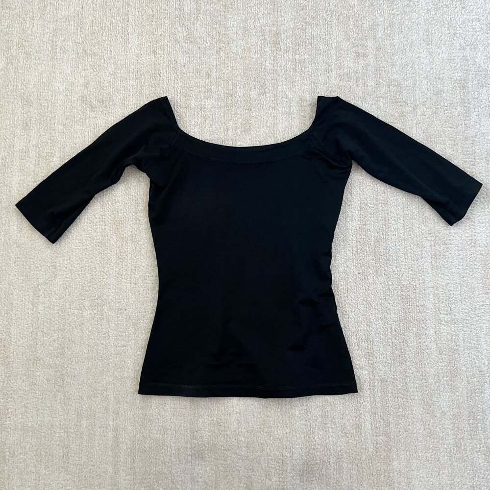 Betsy Johnson Black Knit Top M